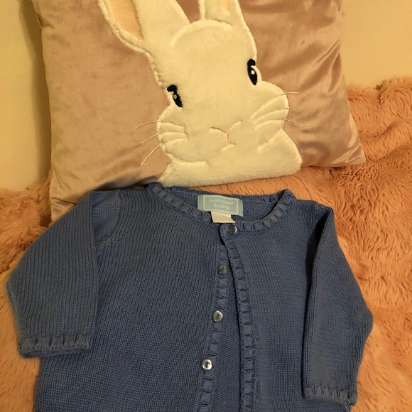 Beautiful like new blue cardigan for baby - Picture 1 of 3